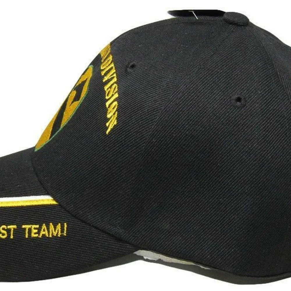 U.S. Army 1st Cavalry Division Hat Shadow Black Em